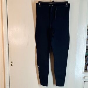 Men's Black Swim Diving Wetsuit Drawstring Pants size XXL